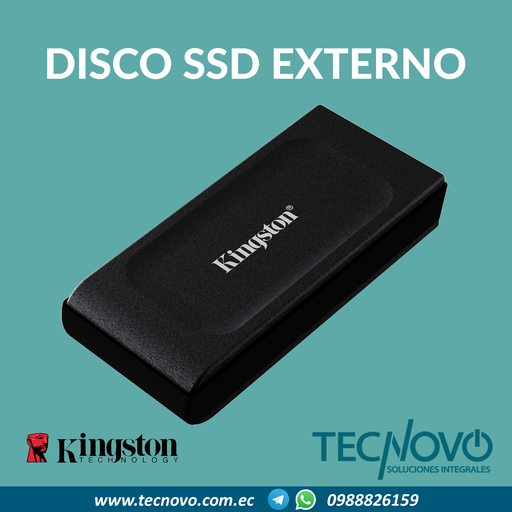 Disco KINGSTON XS1000 SSD Externo 1TB USB