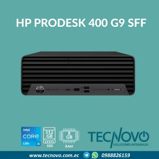 Computador HP ProDesk 400 G9 I5-13500 8GB 512GB SFF