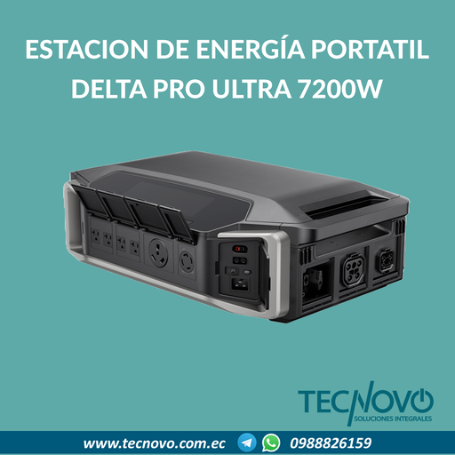 Estación de energía portátil ECOFLOW Delta Pro ULTRA Inversor 7200W