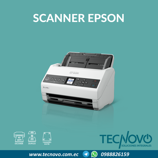 Escáner de Documentos a Color Epson DS-730N RED DUPLEX
