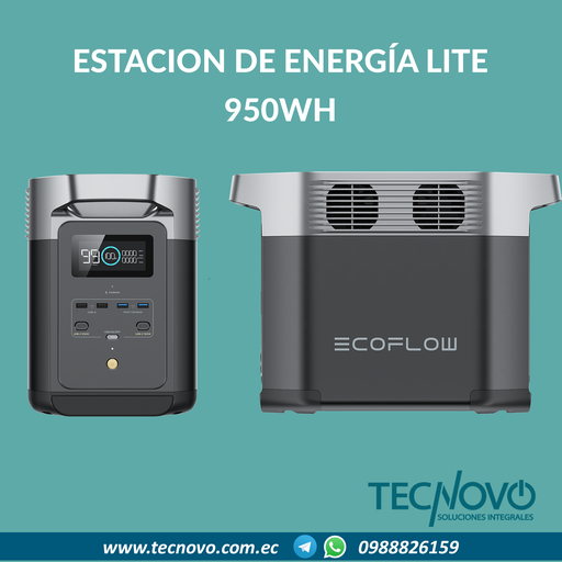 Estación de energía portátil ECOFLOW Delta 2 Lite 1800W 950Wh