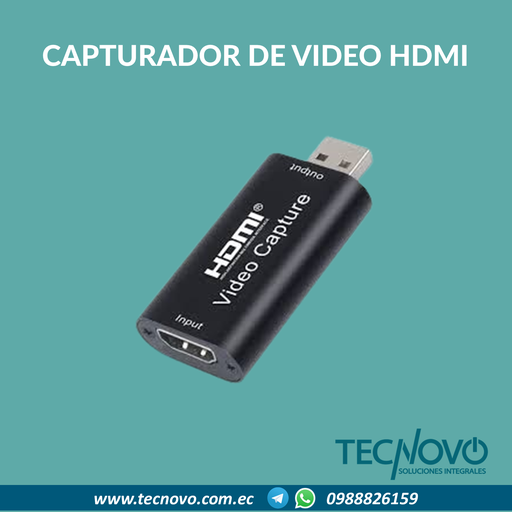 Capturadora de video HDMI a USB