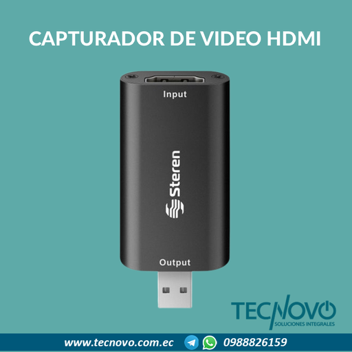 Capturadora de video HDMI a USB STEREN