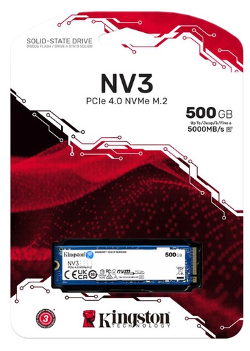 Disco KINGSTON NVMe 2TB SSD Interno NV3