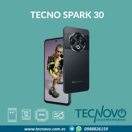 Celular TECNO Spark 30 16GB (8GB + 8GB) / 256GB
