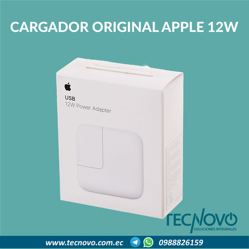 Adaptador de corriente Apple USB 12W 