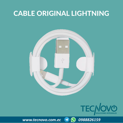 Cable Apple Lightning a USB Original (1mt)