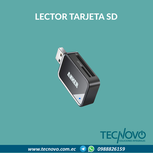 Lector de tarjetas ANKER USB SD/MicroSD
