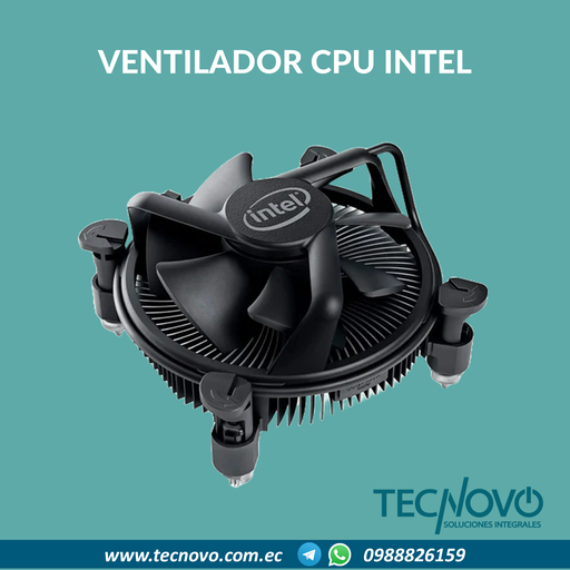 Ventilador Foxconn INTEL para socket LGA 1200