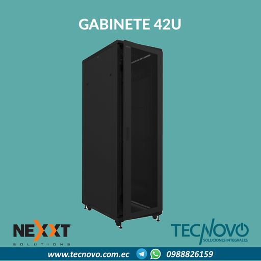 Gabinete de piso NEXXT 42U 80x100CM