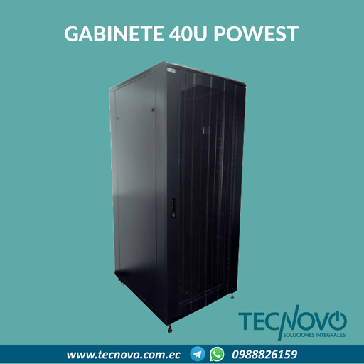 Gabinete de piso POWEST 40U 80x100x40U