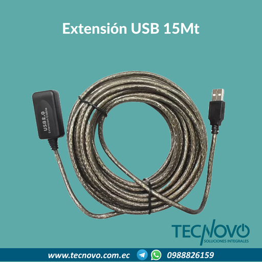 Extensión USB Activo 2.0 15 Metros