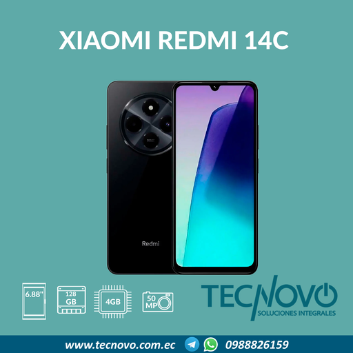Celular Xiaomi Redmi 14C 4GB/128GB