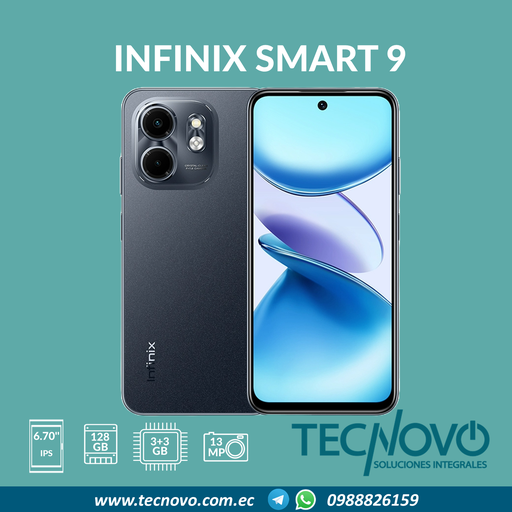 Celular Infinix Smart 9 6GB (3GB+3GB) / 128GB