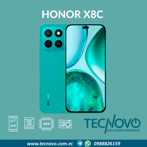 Celular HONOR X8C 8GB/256GB
