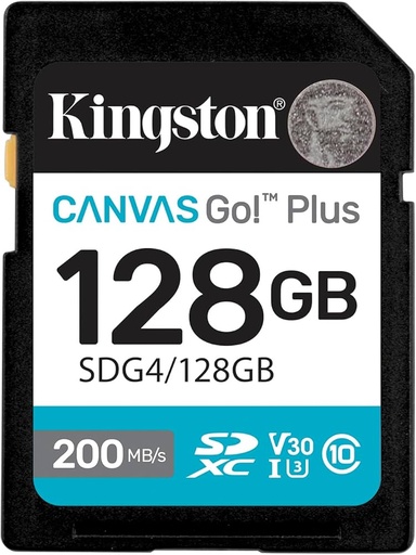 Memoria SD 128GB KINGSTON Canvas Go Plus Gen4