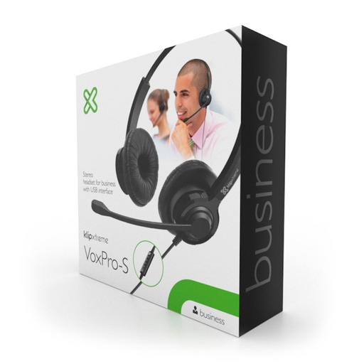 Auriculares KLIP XTREME VOXPRO STEREO USB