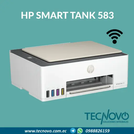 Impresora HP Smart Tank 583 Multifunción WIFI