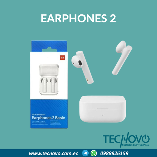Auriculares XIAOMI Earphones 2 Basic stereo Bluetooth Cable Tipo C