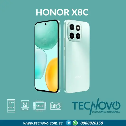 Celular HONOR X8C 8GB/512GB