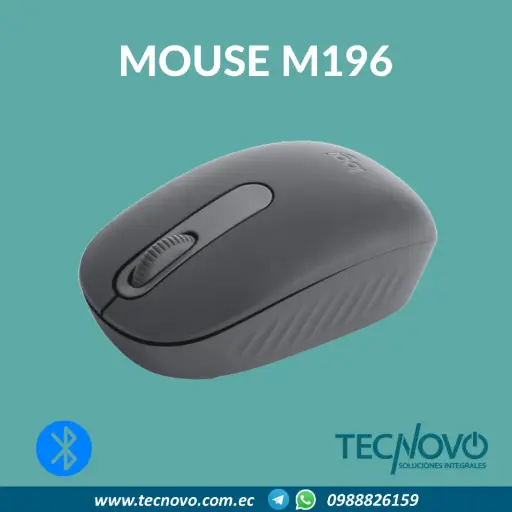 Mouse LOGITECH M196 inalámbrico bluetooth