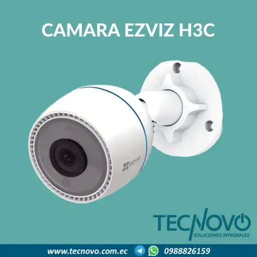 Cámara EZVIZ H3C Exteriores 1080p, Audio, Wifi IP67