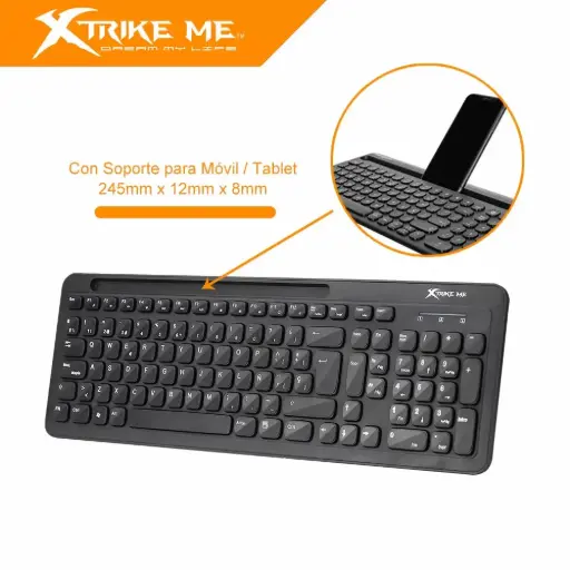 Teclado XTRIKE ME Inalámbrico KB-303 SP