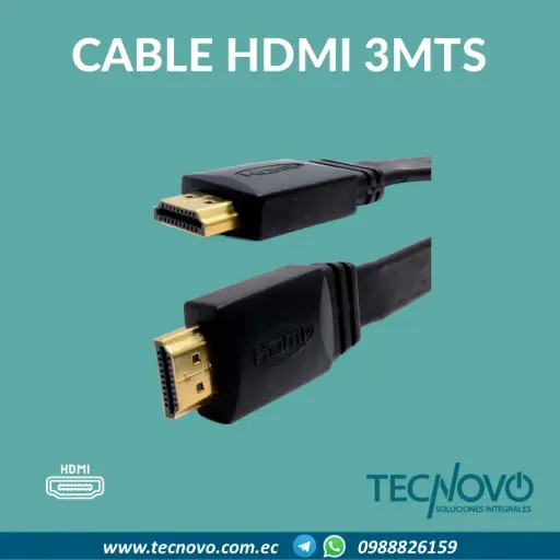 Cable HDMI 4K 3 mts