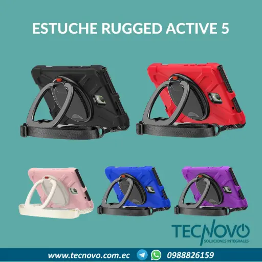 Estuche protector antigolpe Rugged para Samsung Galaxy Tab Active 5 