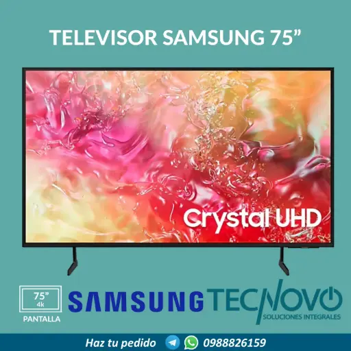Televisor Samsung 4K DU7000 Smart TV 75"