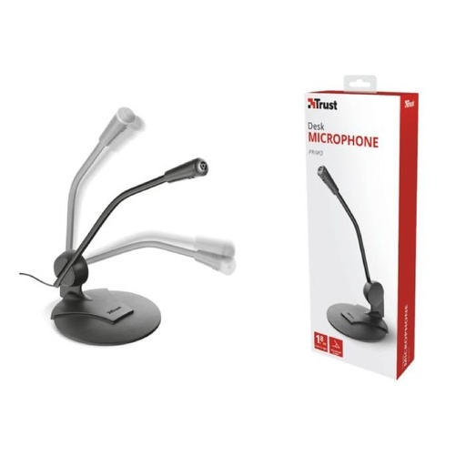 Micrófono TRUST PRIMO Escritorio 3.5mm