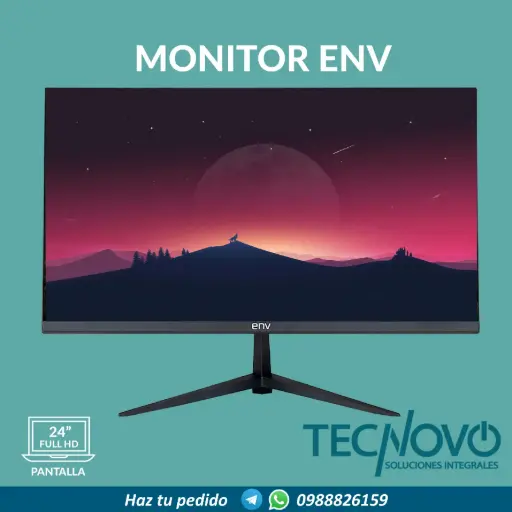 MONITOR ENV 24" FHD VGA HDMI