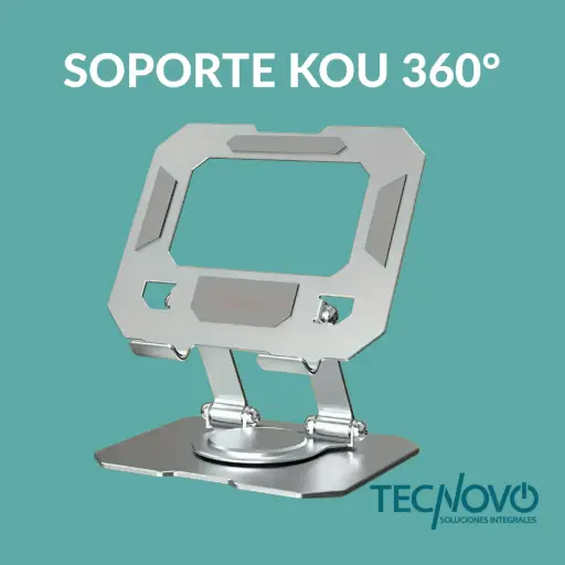 Soporte de escritorio metálico KUOVOLSEN Giratorio 360°