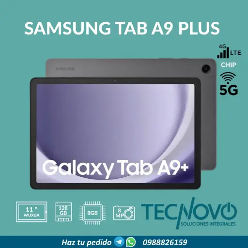 TABLET SAMSUNG GALAXY A9 PLUS OC 8GB 128GB 5G-LTE 11"