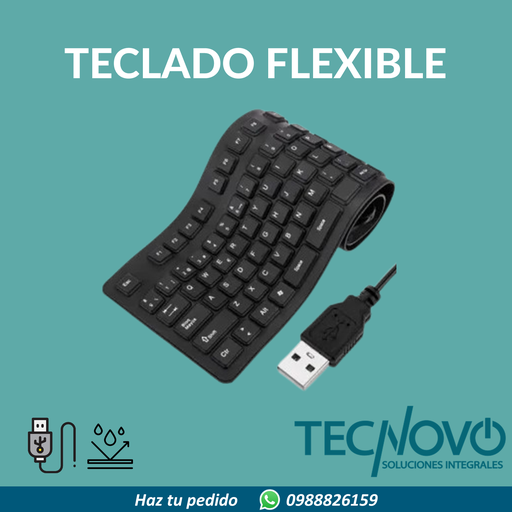 Teclado NTRON Flexible USB