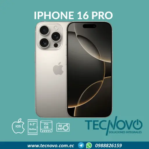 Celular Apple Iphone 16 Pro 256GB Chip