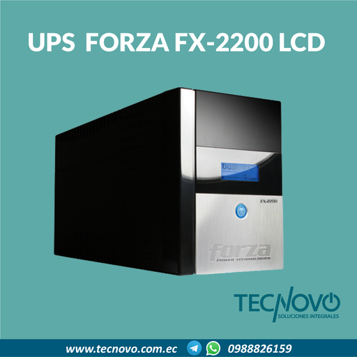 UPS FORZA FX-2200 2200VA 1200W LCD 8 tomas