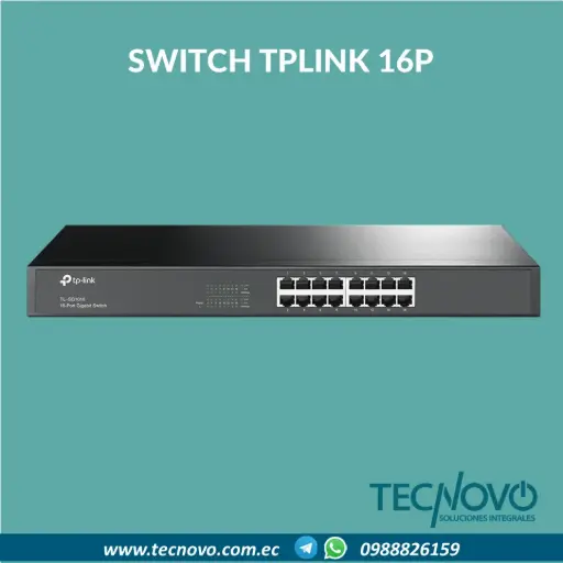 Switch TP-Link 16 Puertos Gigabit TL-SG1016