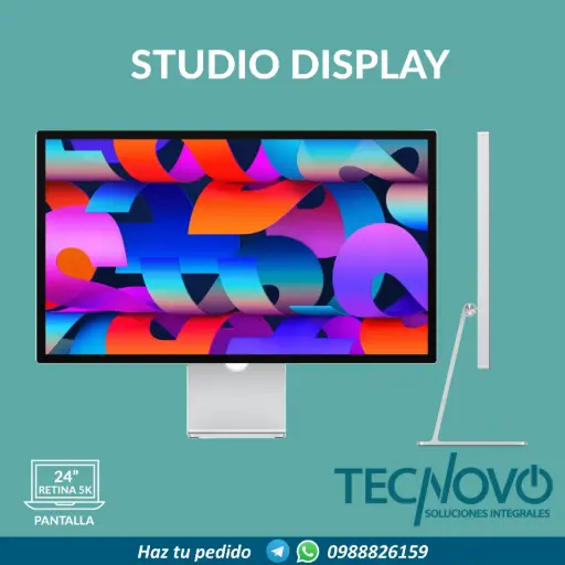 Monitor Apple Studio Display 24" Retina 5K Inclinación ajustable