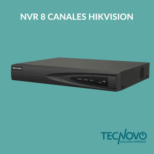 Grabador NVR HIKVISION 8-ch POE 4K 