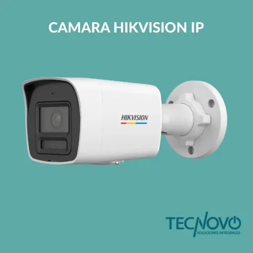 Cámara HIKVISION IP Tubo ColoVu 4MP con audio