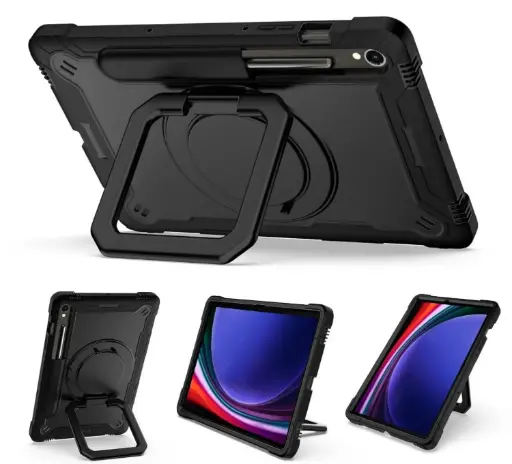 Funda de tablet antigolpes para Samsung S10 FE con mica para pantalla