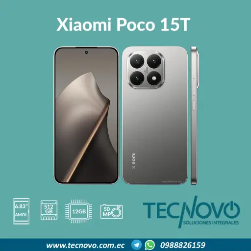 Celular Xiaomi Poco 15T 12GB/512GB 