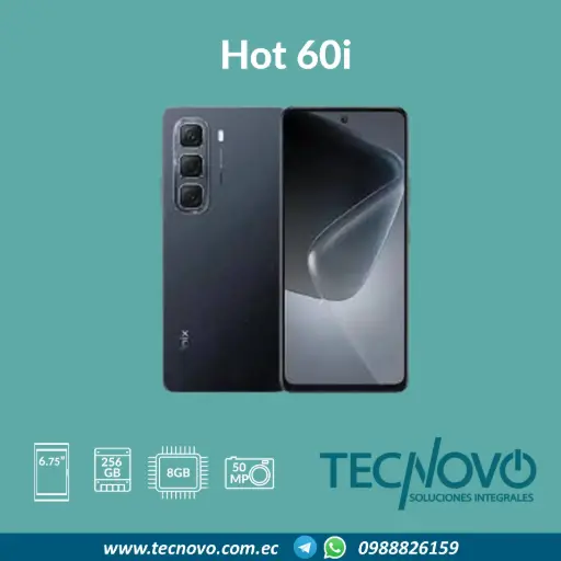 Celular INFINIX Hot 60i 8GB (4GB+4GB) / 256GB