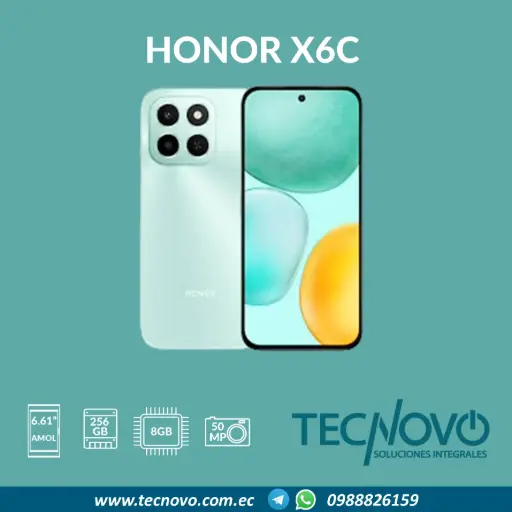 Celular HONOR X6C 8GB/256GB