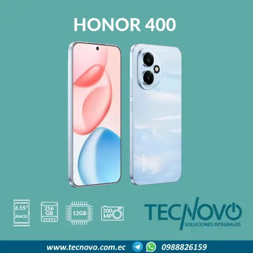 Celular HONOR 400 12GB/256GB