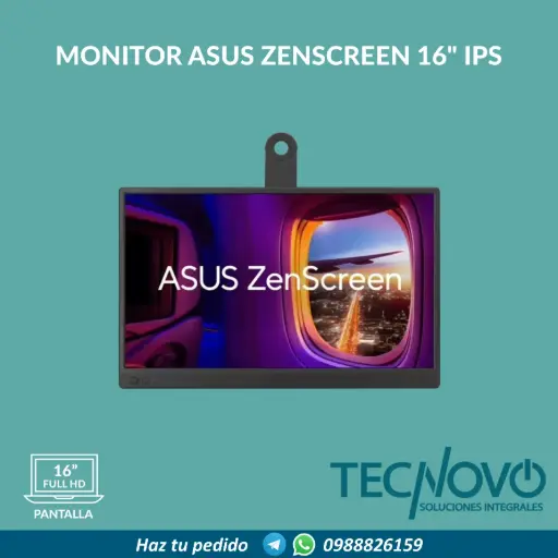 MONITOR ASUS ZENSCREEN 16" IPS