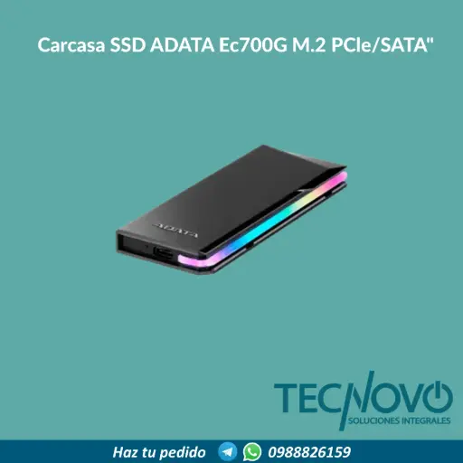 Enclosure SSD ADATA EC700G M.2 PCIe/SATA