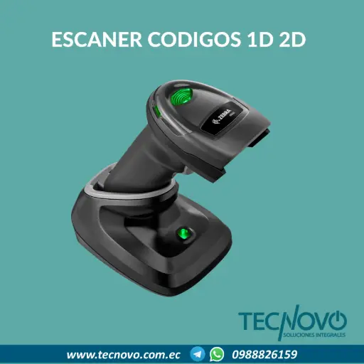 Escáner de Mano Zebra DS2278 2D, 1D Inalámbrico