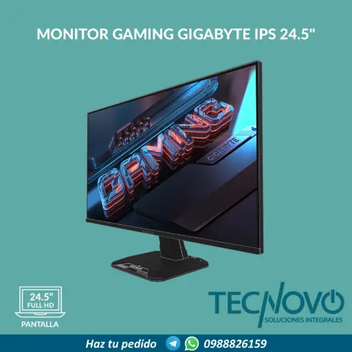MONITOR GAMING GIGABYTE IPS 24.5"